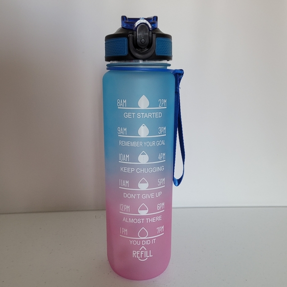 New Motivational Hourly Water Bottle - Picture 2 of 6